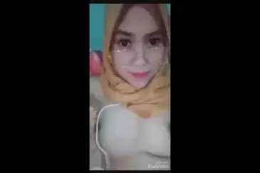 Dokumentasi Ukhti Hijab Imut Live Kasur