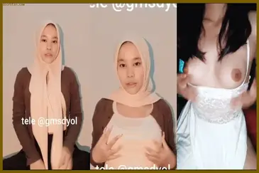 Gymsdol Cewek Jilbab Yang Colmek Ada Versi Gaun Putih